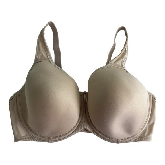 Wacoal Underwire Bra 38DD Tan Nude #853192  J Hook Padded Brazier - Picture 1 of 11